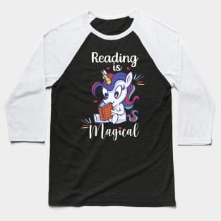 Reading Is Magical Baseball T-Shirt